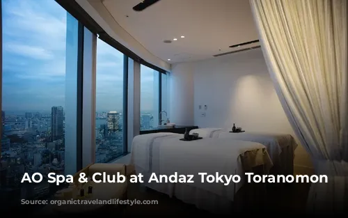 AO Spa & Club at Andaz Tokyo Toranomon Hills