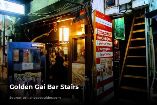 Golden Gai Bar Stairs