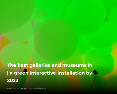 The best galleries and museums in Tokyo | a green interactive Installation by TeamLab, 2023