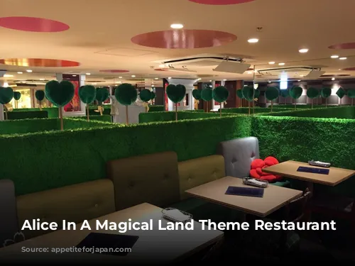 Alice In A Magical Land Theme Restaurant Shinjuku