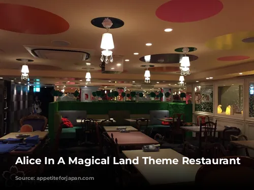 Alice In A Magical Land Theme Restaurant Shinjuku