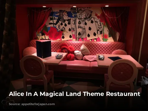 Alice In A Magical Land Theme Restaurant Shinjuku