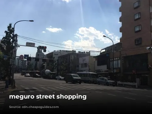 meguro street shopping