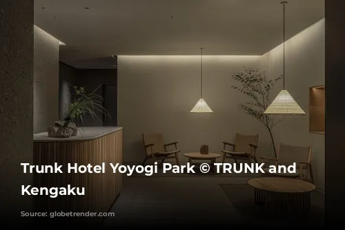 Trunk Hotel Yoyogi Park © TRUNK and Tomooki Kengaku