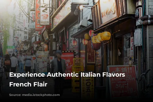 Experience Authentic Italian Flavors with French Flair