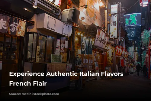 Experience Authentic Italian Flavors with French Flair