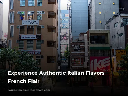 Experience Authentic Italian Flavors with French Flair