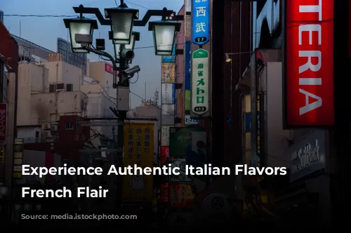 Experience Authentic Italian Flavors with French Flair