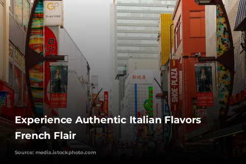 Experience Authentic Italian Flavors with French Flair