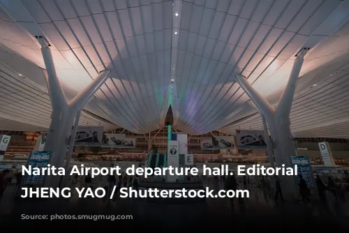 Narita Airport departure hall. Editorial credit: JHENG YAO / Shutterstock.com