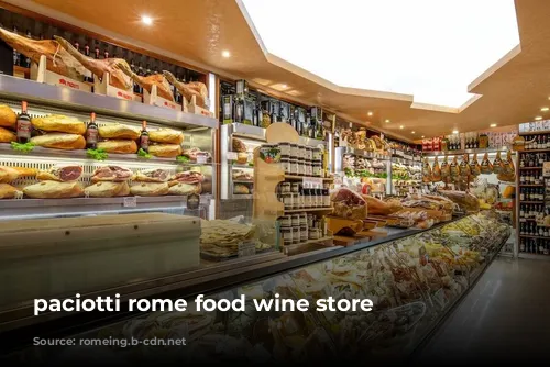 paciotti rome food wine store