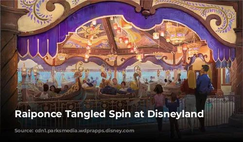 Raiponce Tangled Spin at Disneyland Paris