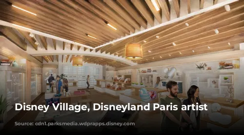 Disney Village, Disneyland Paris artist rendering