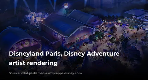 Disneyland Paris, Disney Adventure World artist rendering