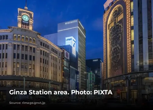 Ginza Station area. Photo: PIXTA