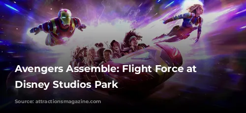 Avengers Assemble: Flight Force at Walt Disney Studios Park