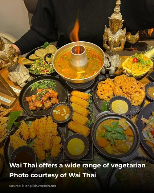 Wai Thai offers a wide range of vegetarian selections. Photo courtesy of Wai Thai