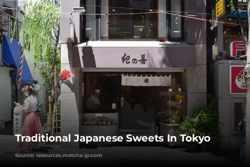 Traditional Japanese Sweets In Tokyo