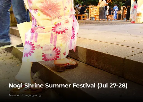 Nogi Shrine Summer Festival (Jul 27-28)