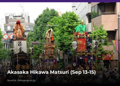 Akasaka Hikawa Matsuri (Sep 13-15)