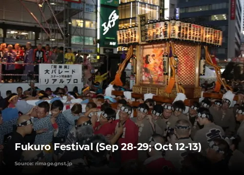 Fukuro Festival (Sep 28-29; Oct 12-13)