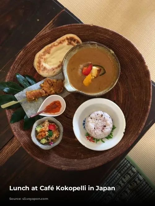 Lunch at Café Kokopelli in Japan