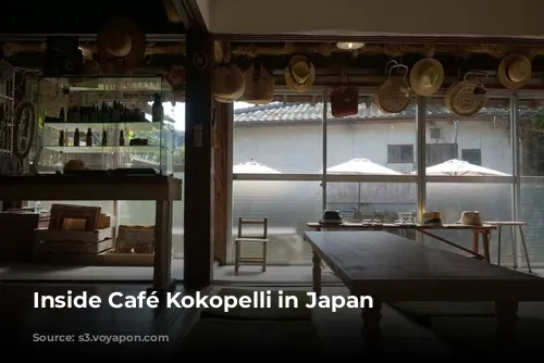 Inside Café Kokopelli in Japan