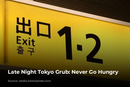 Late Night Tokyo Grub: Never Go Hungry Again!