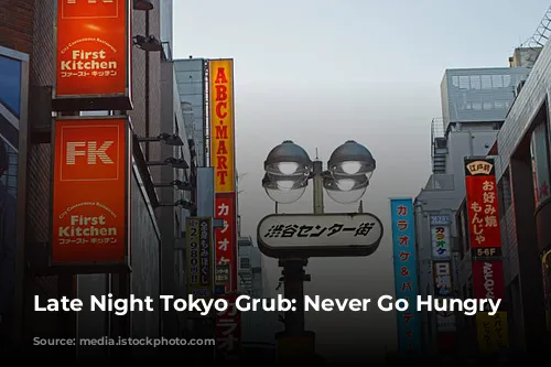 Late Night Tokyo Grub: Never Go Hungry Again!