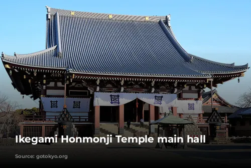 Ikegami Honmonji Temple main hall