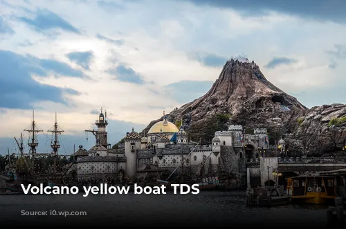 Volcano yellow boat TDS