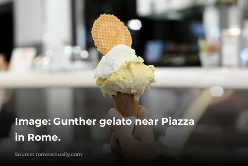 Image: Gunther gelato near Piazza Navona in Rome.