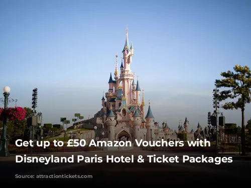 Get up to £50 Amazon Vouchers with All Disneyland Paris Hotel & Ticket Packages