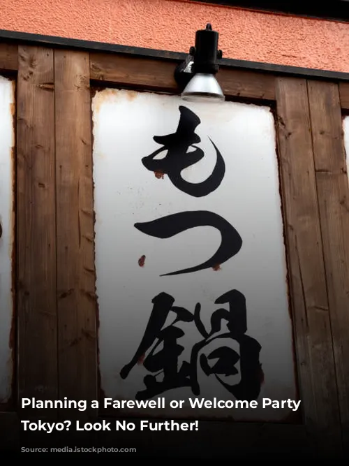 Planning a Farewell or Welcome Party in Tokyo? Look No Further!