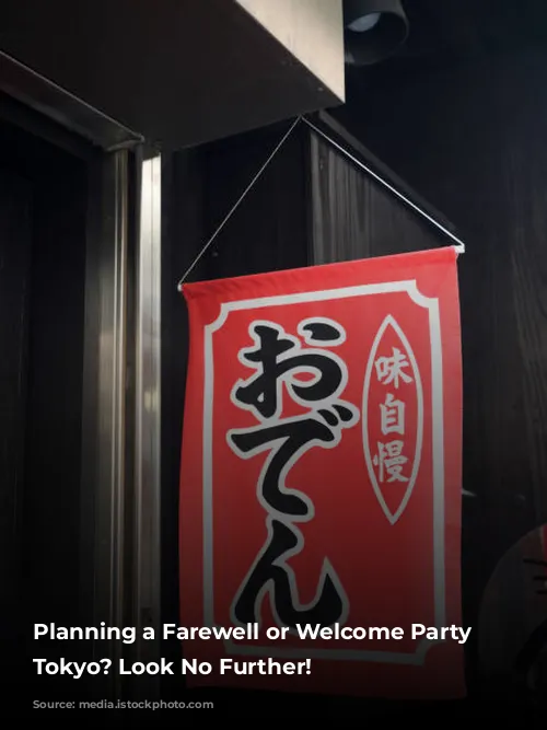 Planning a Farewell or Welcome Party in Tokyo? Look No Further!