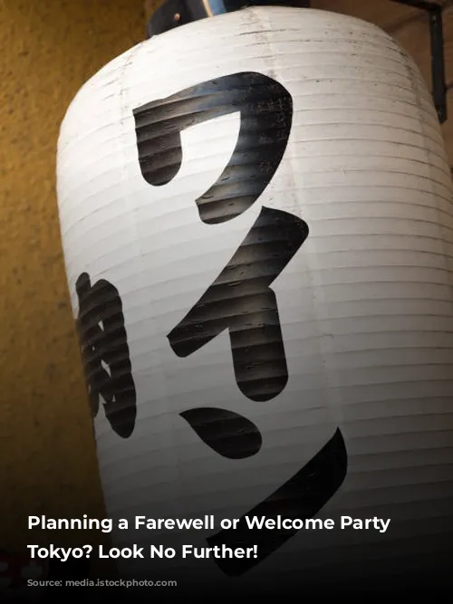 Planning a Farewell or Welcome Party in Tokyo? Look No Further!