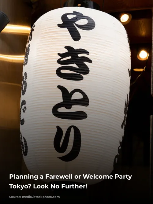 Planning a Farewell or Welcome Party in Tokyo? Look No Further!