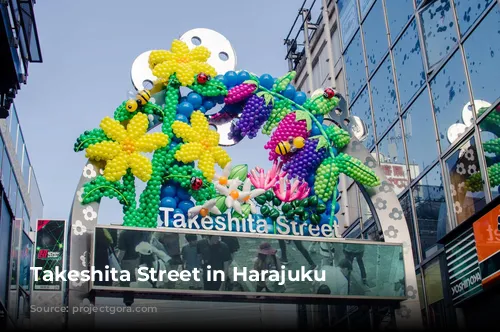 Takeshita Street in Harajuku