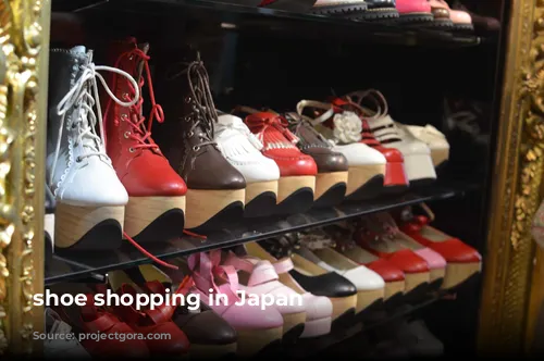 shoe shopping in Japan