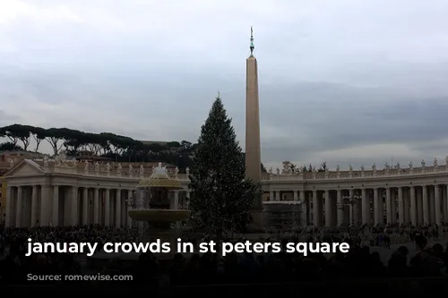 january crowds in st peters square