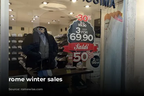 rome winter sales