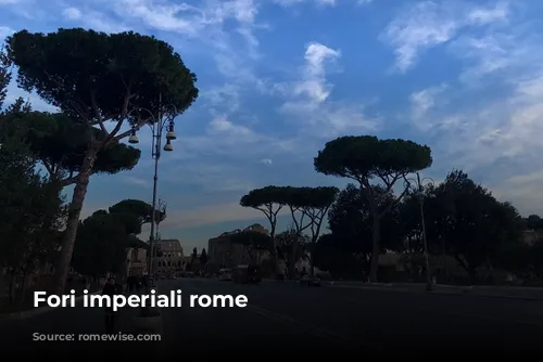 Fori imperiali rome