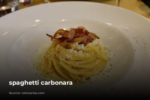 spaghetti carbonara