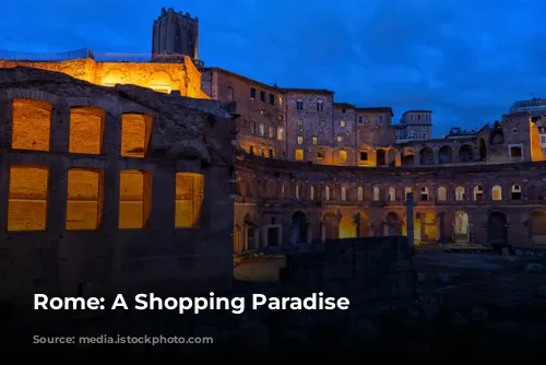 Rome: A Shopping Paradise