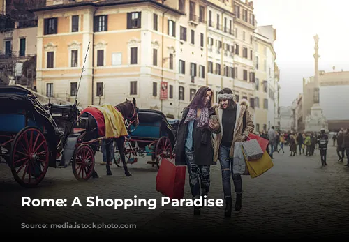 Rome: A Shopping Paradise