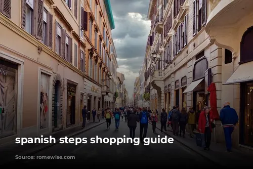 spanish steps shopping guide