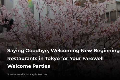 Saying Goodbye, Welcoming New Beginnings: 5 Restaurants in Tokyo for Your Farewell and Welcome Parties