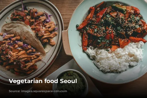 Vegetarian food Seoul