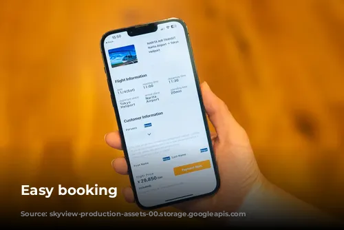 Easy booking