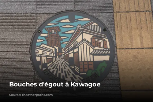 Bouches d'égout à Kawagoe